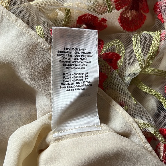 Little moon Cheyenne embroidered slip mini dress - Picture 5 of 6